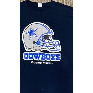 Yazbek Dallas Cowboys Cozumel Mexico T-Shirt Football BIG Graphic Tee Mens 2XL‎